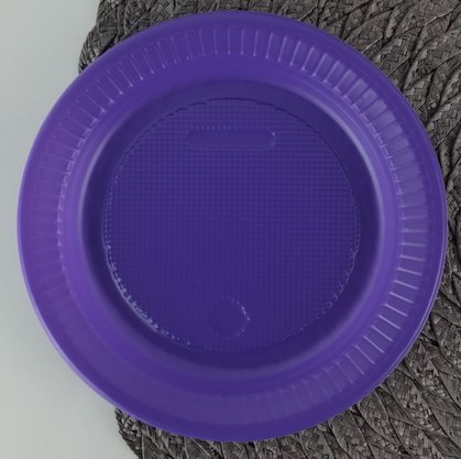 Prato Roxo Com 10 Unidades – Bello Festas