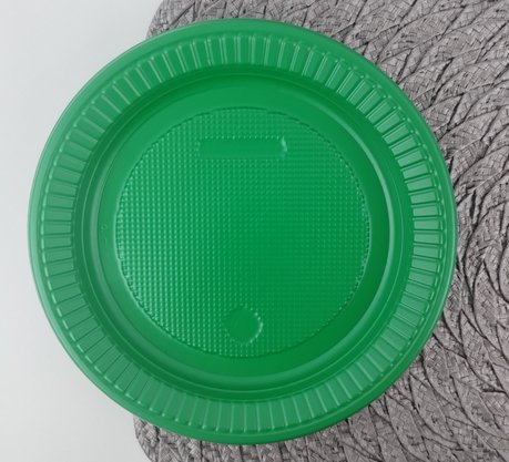 Prato Verde Escuro Com 10 Unidades – Bello Festas