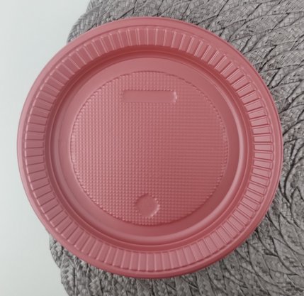 Prato para Bolo 15cm Perolado Vermelho – Bello Festas