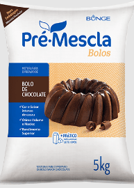 Pré Mistura Pré-Mescla Bolo Sabor Chocolate - 5kg - Bunge