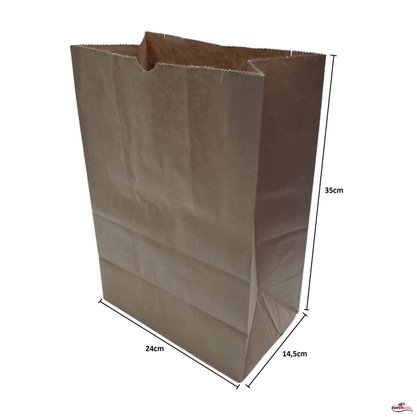 Saco Kraft SOS Delivery Especial com 25 un. – 24x14,5x35cm 