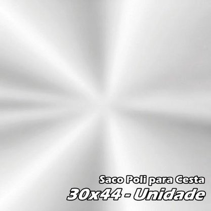 Saco Poli Incolor para Cesta 30x44 – Cromus (PACOTE FECHADO COM 25 UNIDADES)