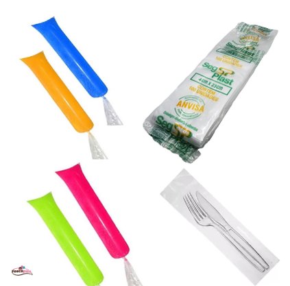 Sacos para Geladinho e Talheres 4 x 23cm com 100un. – Segplast 