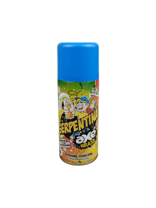 Serpentina em spray azul 125ml