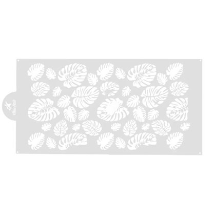 Stencil para Bolo – Folhas da costela de Adão - Bluestar