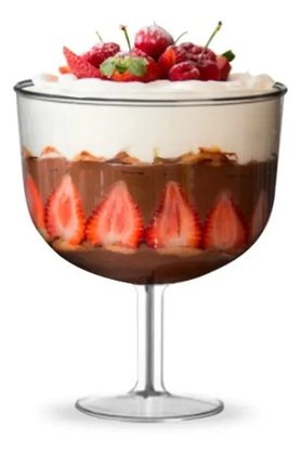 Taça Tropical 1,3L Transparente (Cristal) – Três Triângulos