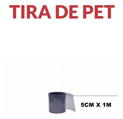 Tira de acetato PET 5cm x 1m - BWB
