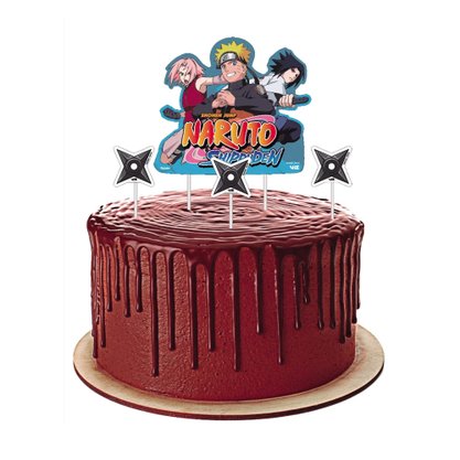 Topo de Bolo decorativo – Naruto - Festcolor