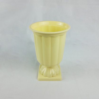 Vaso Grego Decorativo – Amarelo Candy - 19x12,5 – Tasil