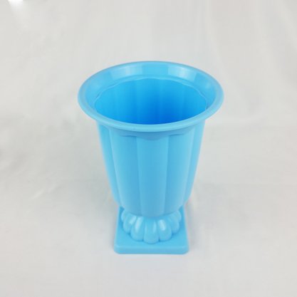 Vaso Grego Decorativo – Azul Bebê - 19x12,5 – Tasil
