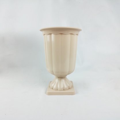 Vaso Grego Decorativo – Bege - 19x12,5 – Tasil