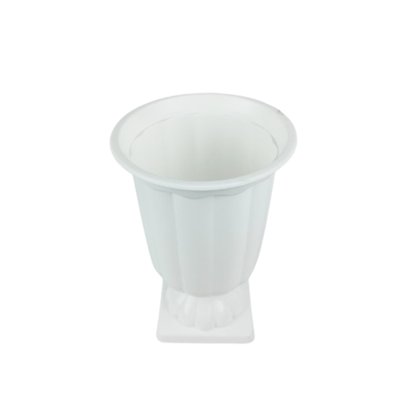 Vaso Grego Decorativo – Branco - 19x12,5 – Tasil