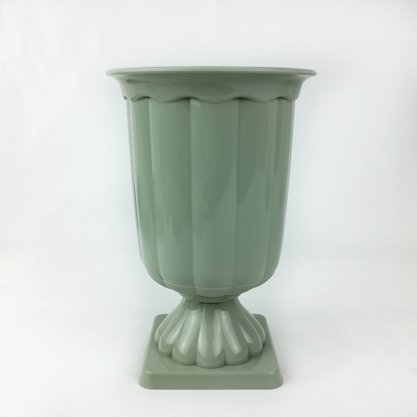 Vaso Grego Decorativo - Verde Eucalipto - 19x12,5 – Tasil