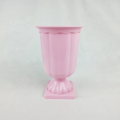 Vaso Grego Decorativo – Rosa Bebê - 19x12,5 – Tasil