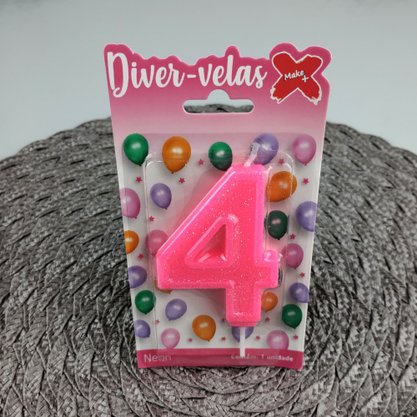 Vela Pink Neon N°4 –– 7,5cm – Make+