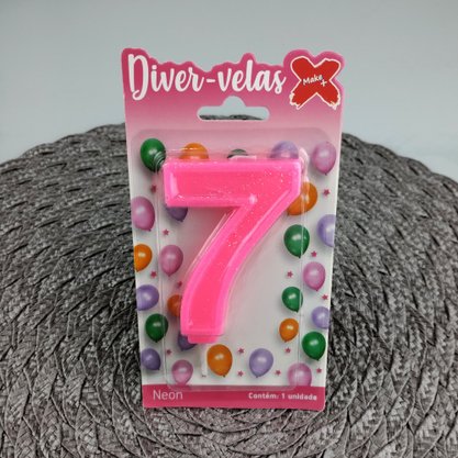 Vela Pink Neon N°7 –– 7,5cm – Make+