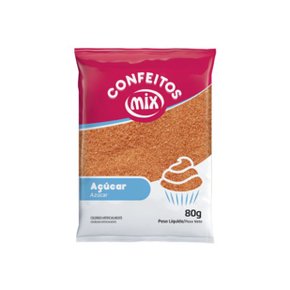 Açúcar Cristal 80g Laranja - Mix