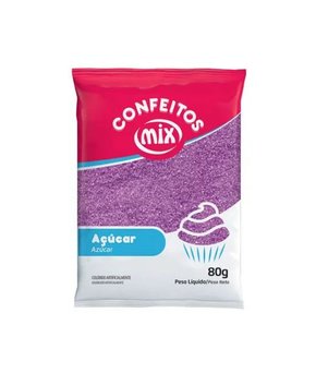 Açúcar Cristal 80g Lilás - Mix