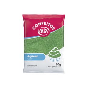 Açúcar Cristal 80g Verde - Mix