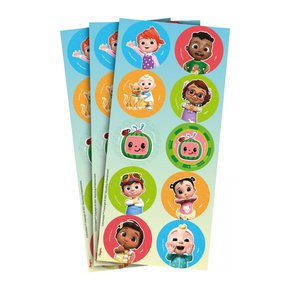 Adesivo decorativo – Cocomelon  C/30 – Regina Festas