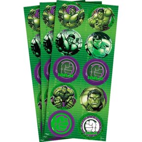 Adesivo decorativo – Hulk C/30 – Regina Festas
