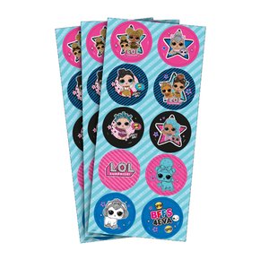 Adesivo decorativo – LOL Surprise  C/30 – Regina Festas