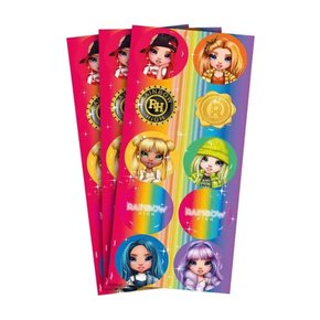 Adesivo decorativo – Rainbow High  C/30 – Regina Festas