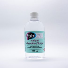 Álcool etílico de cereais 270ml – Fab! 