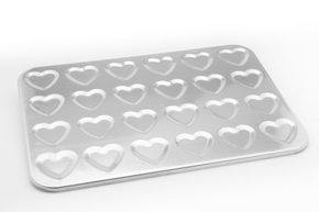 Assadeira Bem Casado Coração – 24 cavidades - Caparroz