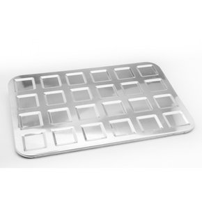 Assadeira Bem Casado Quadrado – 24 cavidades - Caparroz