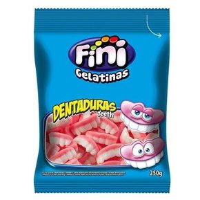 Bala de Gelatina Fini 250 Dentaduras