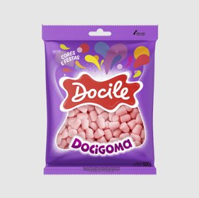 Bala de goma mini Docigoma 500g Rosa – Docile  