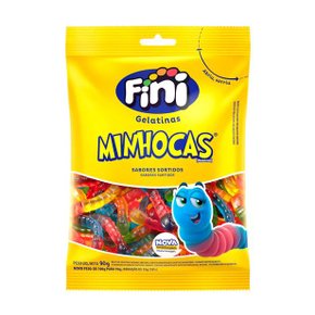 Bala Fini Minhoca Brilho 250g