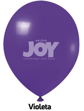 Balão 11 polegadas – 50 unidades – Violeta– Joy