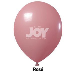 Balão 5 polegadas – 50 unidades – Rosé – Joy