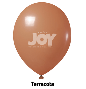 Balão de látex 5 polegadas Metálico Ouro - 25 unidades – Joy - Fescopan