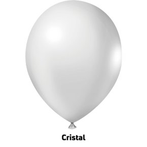 Balão látex n°11 Cristal - 50 und – Joy