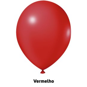 Balão de látex 9 polegadas Vermelho - 50 unidades – Joy