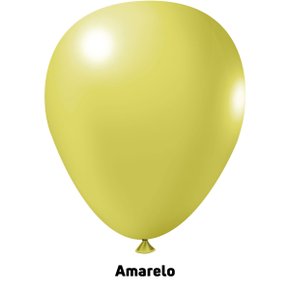 Balão de látex Big 25 polegadas Amarelo - unidade – Joy