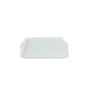 Bandeja Decorativa Retangular – Branco - 20x13 – Tasil