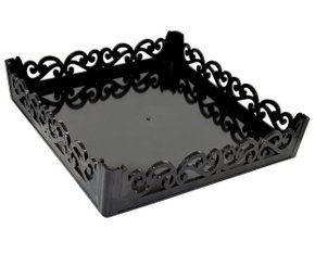 Bandeja Provençal 22,5x22,5 Preto