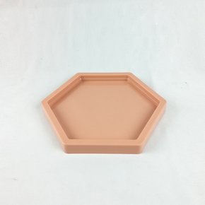 Bandeja Sextavada Decorativa - Papaya – 17cm – Tasil