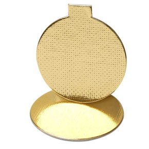 Base Laminada para doces Redondo 10cm Ouro – 25 unidades - Stalden Decor