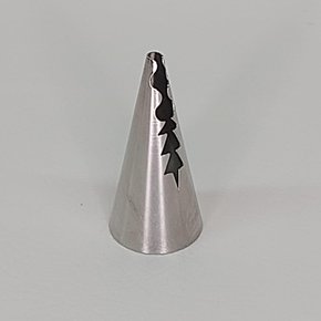 Bico de Confeitar Mago nº 090 Babado - Inox - Pequeno