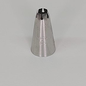 Bico de Confeitar Wilton nº 105 Especial - Inox - Pequeno