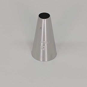 Bico de Confeitar Wilton nº 12 Perlê - Inox - Pequeno