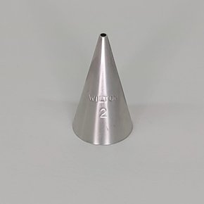 Bico de Confeitar Wilton nº 2 Perlê - Inox - Pequeno