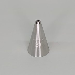 Bico de Confeitar Wilton nº 24 Pitanga Fechada - Inox - Pequeno