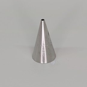 Bico de Confeitar Wilton nº 3 Perlê - Inox - Pequeno