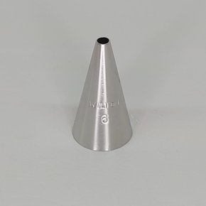 Bico de Confeitar Wilton nº 6 Perlê - Inox - Pequeno